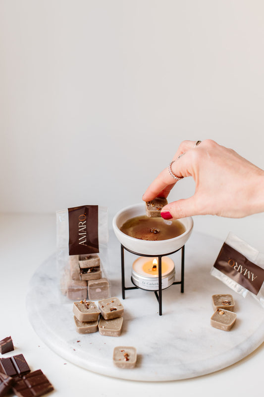 cera di soia da sciogliere cacao e cioccolato