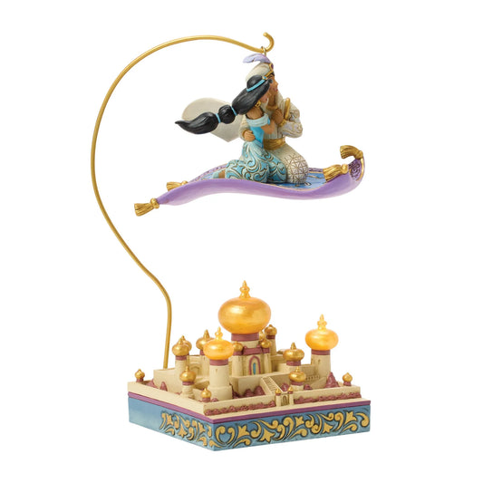 jim shore figure Aladdin e jasmine tappeto volante