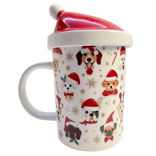 Easy Life - Tazza tisana con coperchio e infusiera Christmas Friends