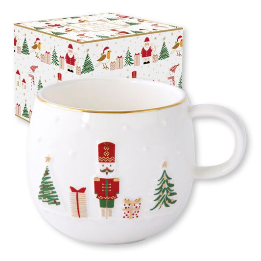 Easy Life - tazza in porcellana con box 400ml LET IT SNOW, fantasie assortite