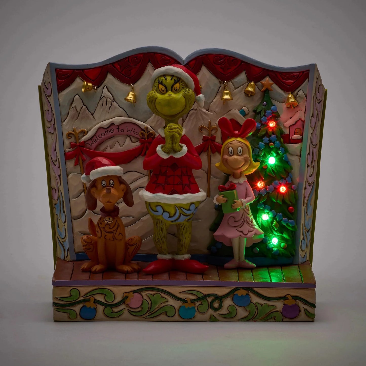 Disney Traditions - Grinch Storybook con luci