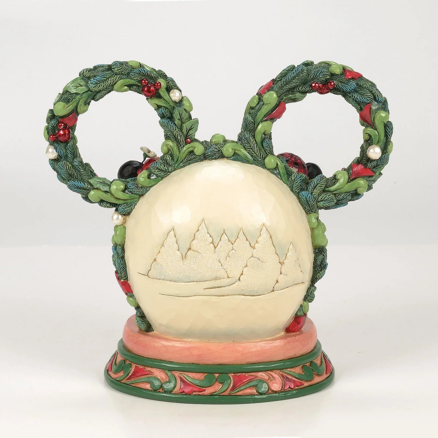 Disney Traditions - Topolino e Minnie Ghirlanda natalizia con luce