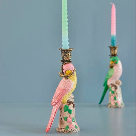 portacandele rosa ricebyrice