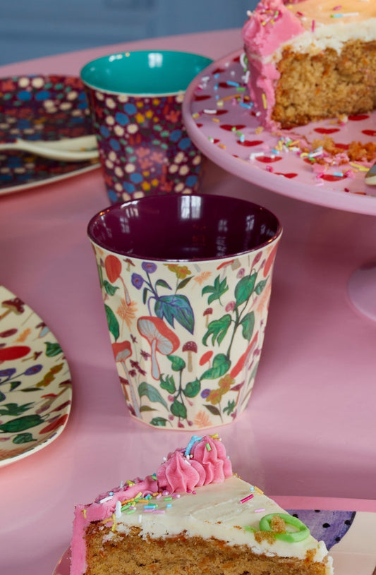 tazza stampa funghi melamina