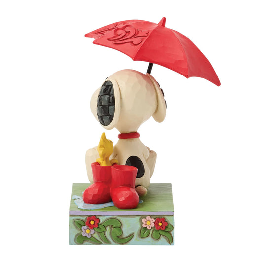 snoopy Woodstock figure giornata di pioggia