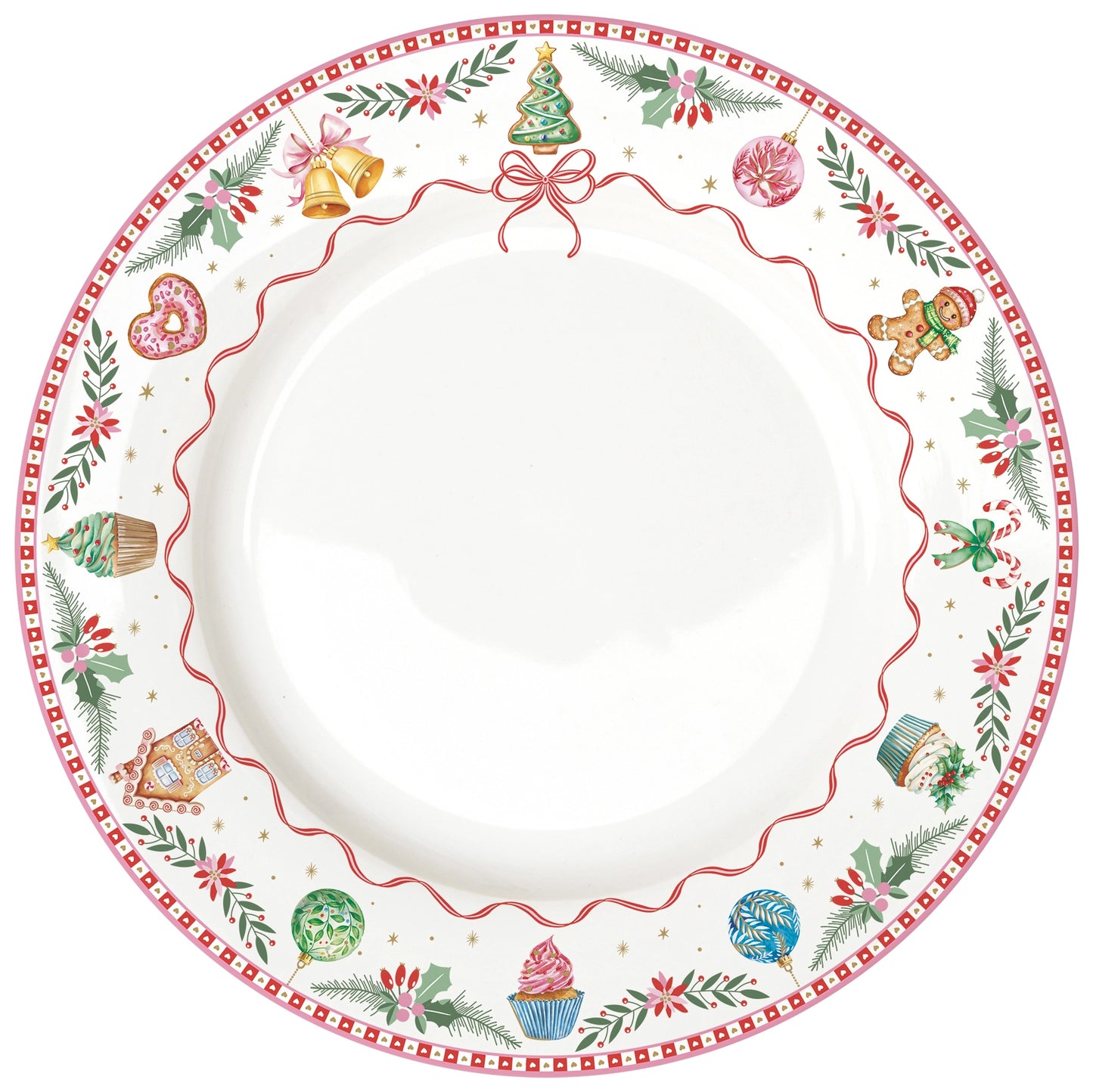 piatto piano sweet christmas 27 cm
