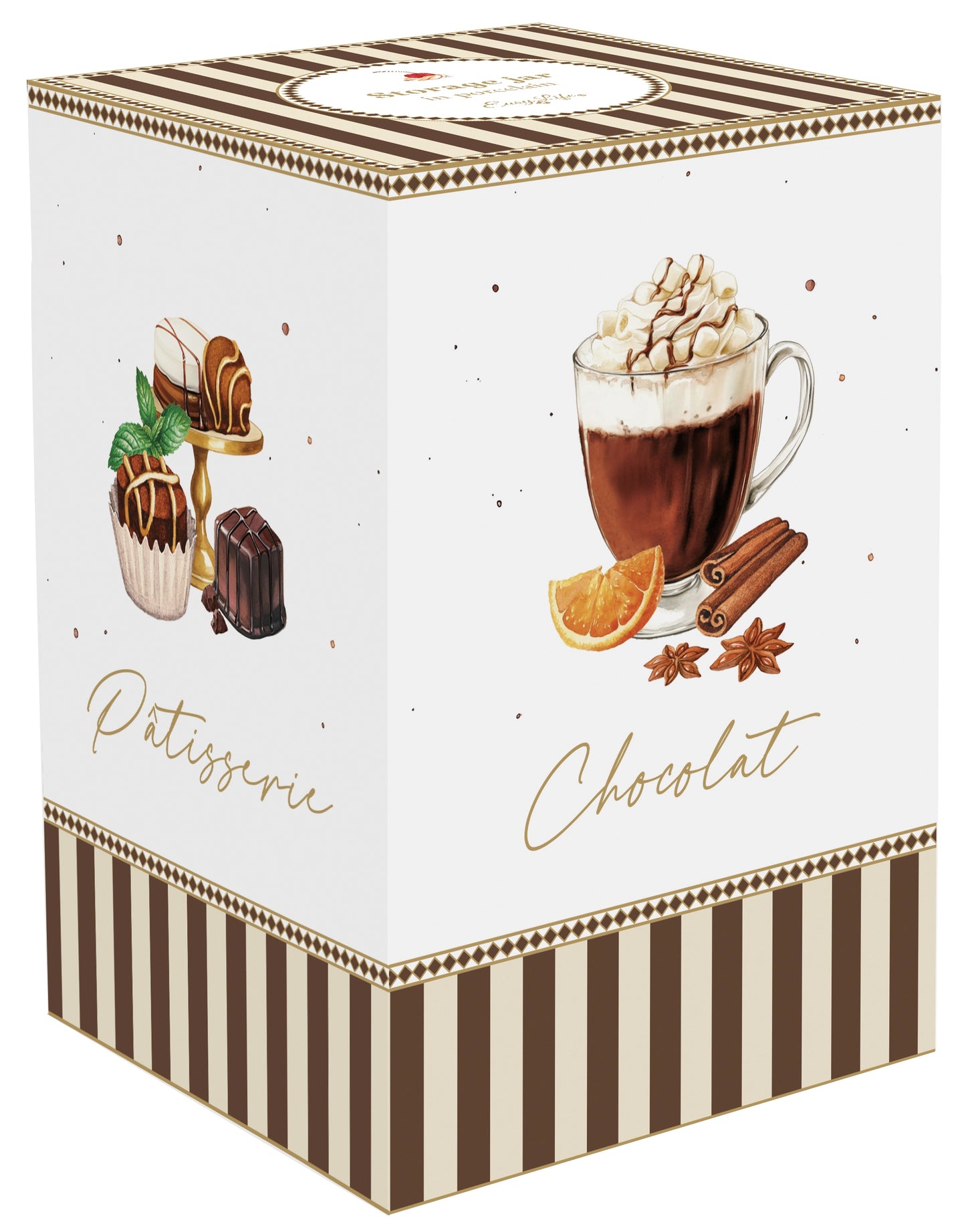 scatola regalo barattolo contenitore chocolat