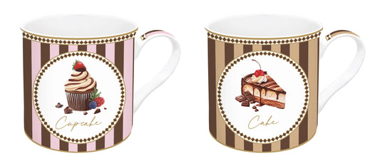 2 mug stile retrò idea regalo