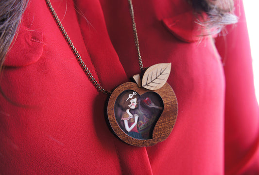 collana artigianale Biancaneve