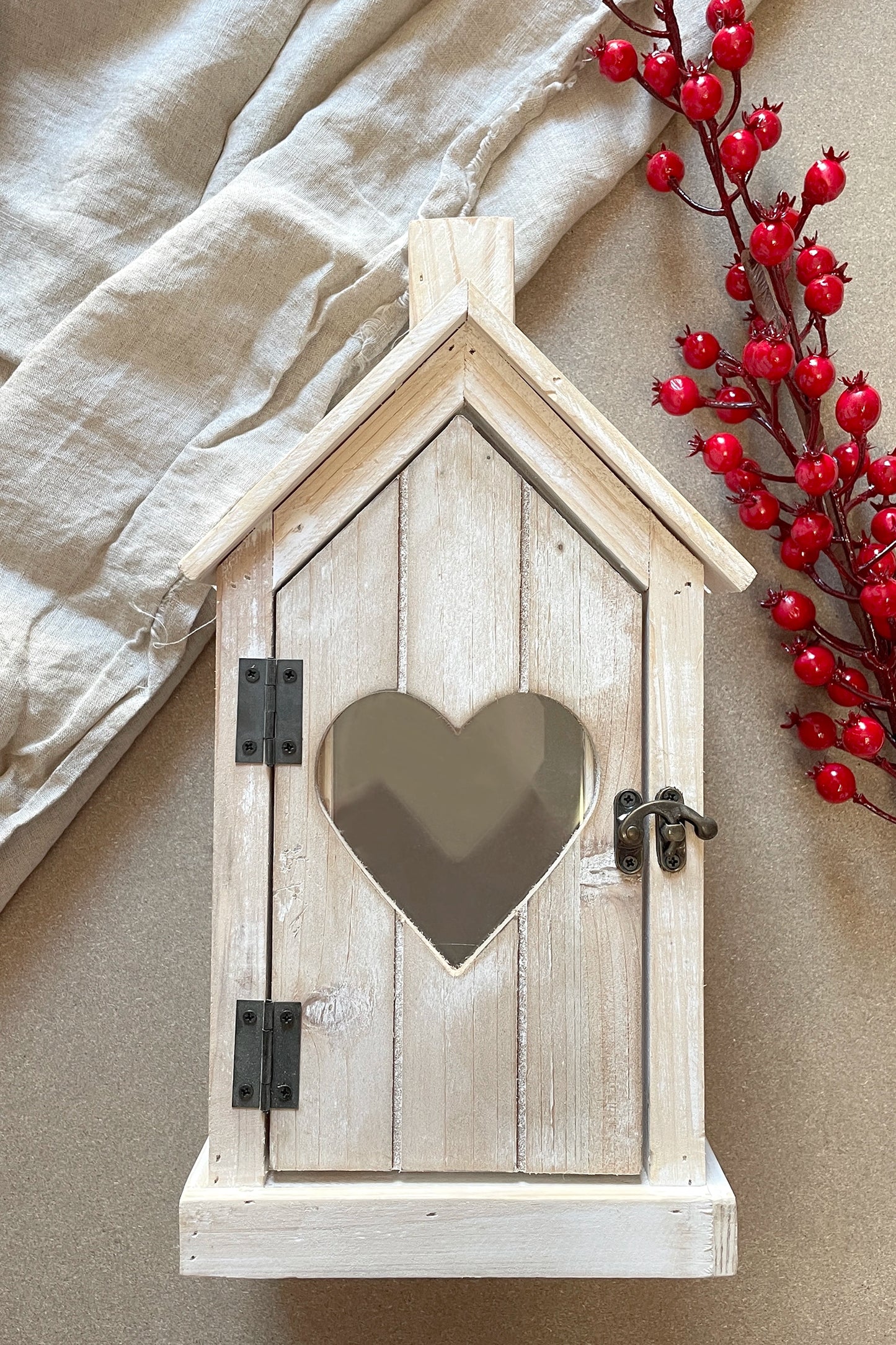 lanterna shabby chic legno