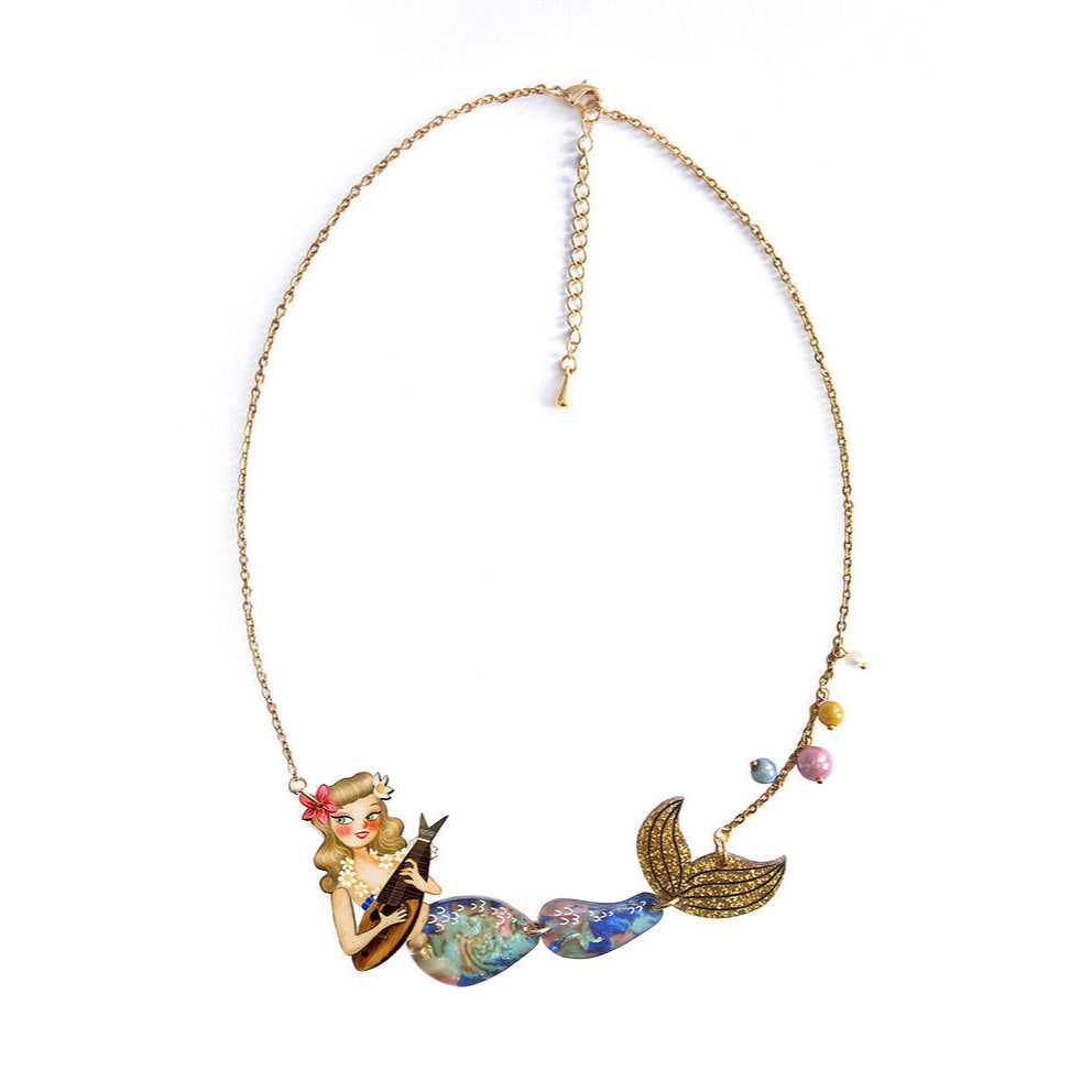 laliblue collana sirena ukulele madreperla
