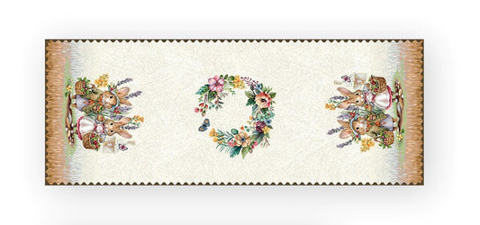 coniglietti pasquali con fiori