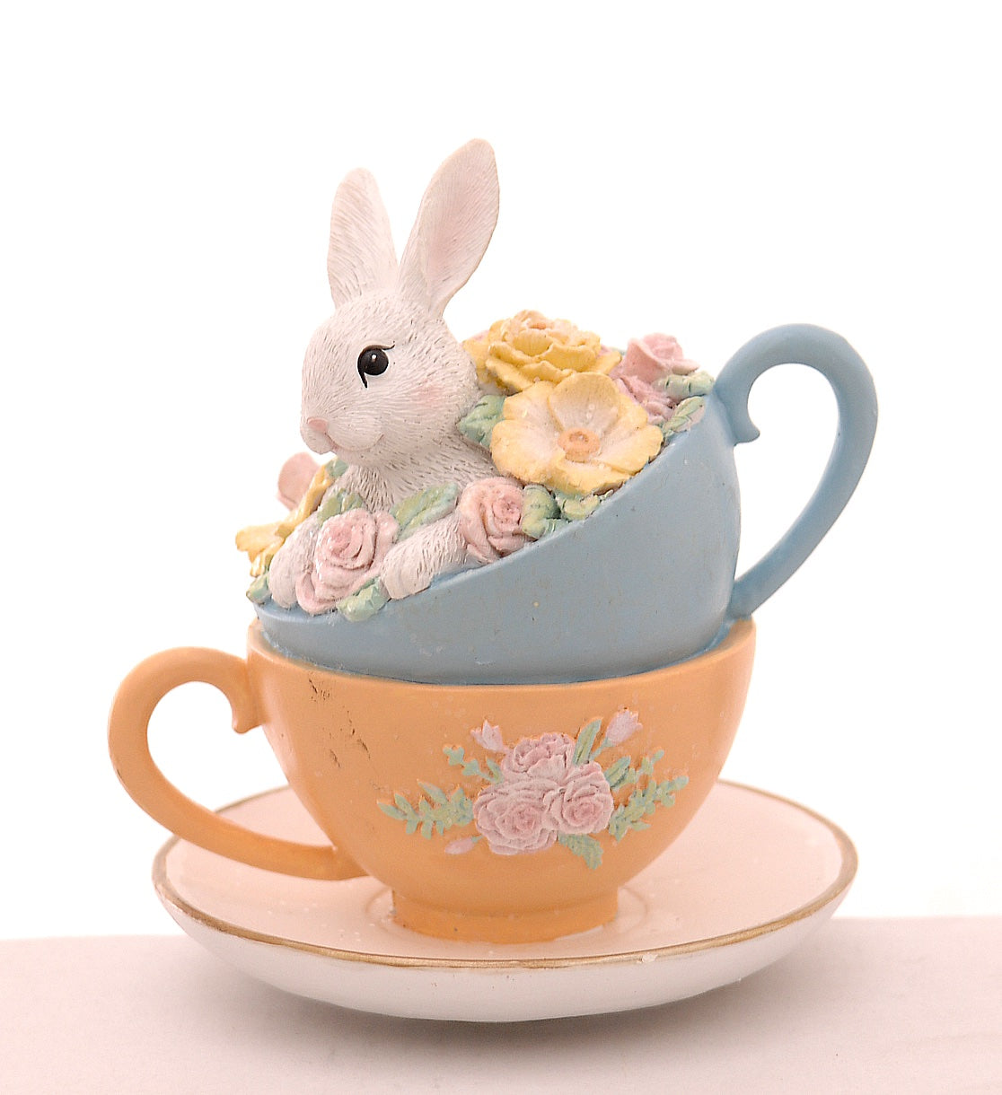 coniglietto bianco tazze da tè