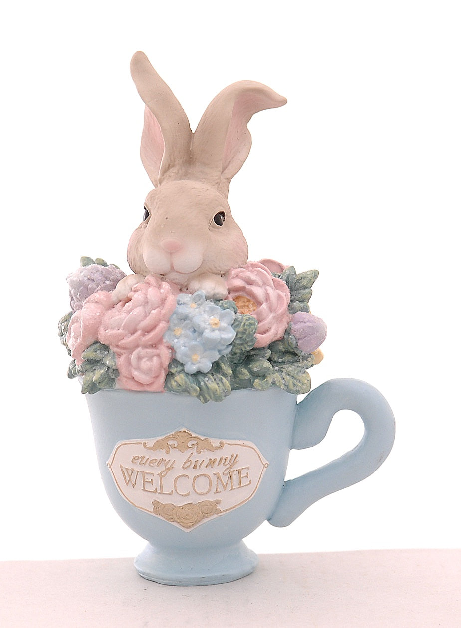 decorazione pasquale con fiori