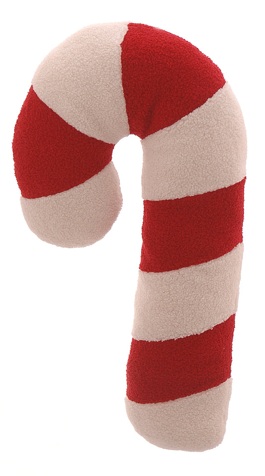 cuscino natalizio candy cane bianco rosso