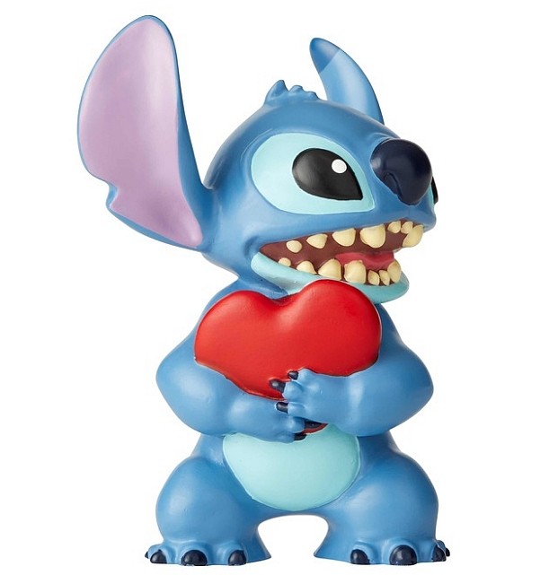 stitch figure cuore rosso disney