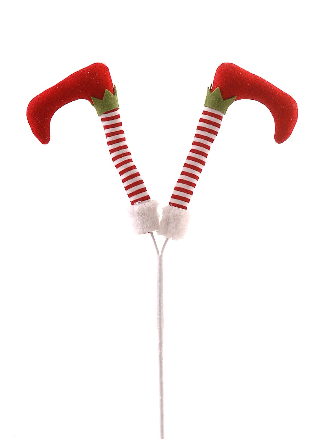 ramo gambe righe elfo albero di natale