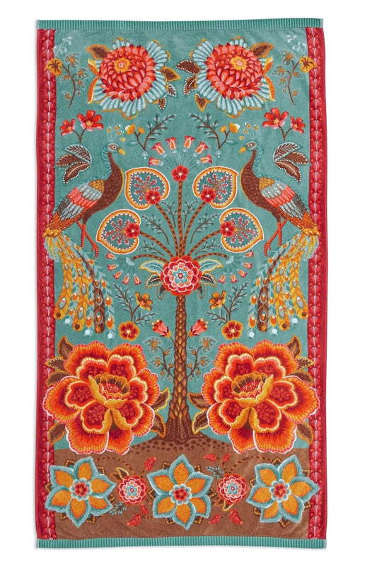 Pip Studio - telo mare Jungle Garden azzurro