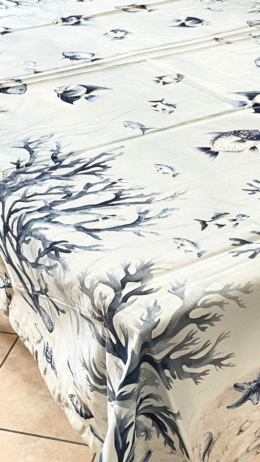 tovaglia marina per 6