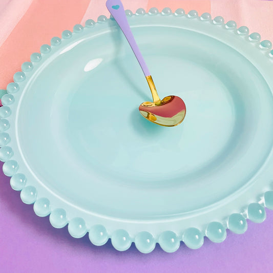 piatto vetro azzurro dolce