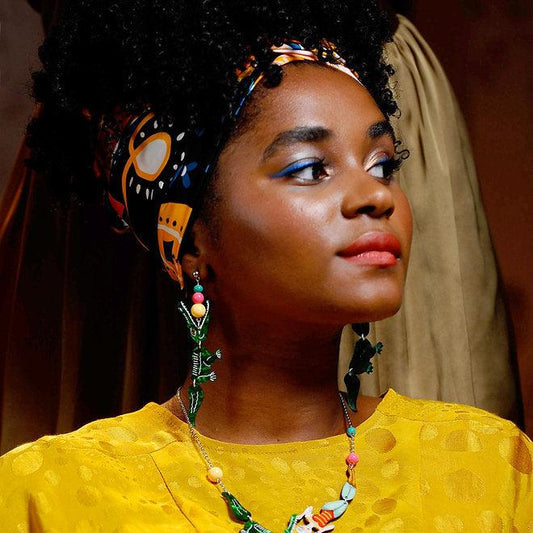 orecchini con pendente coccodrillo