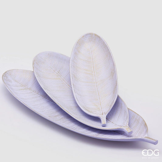 EDG - piatto foglia banano lilla 59cm