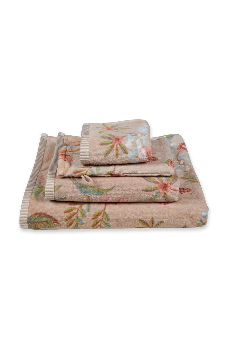 Pip studio - Secret Garden asciugamani viso + ospite Khaki