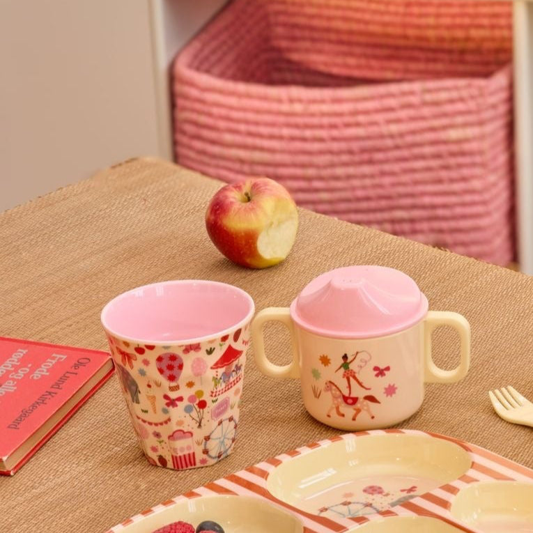 rice bicchiere melamina fantasia luna park