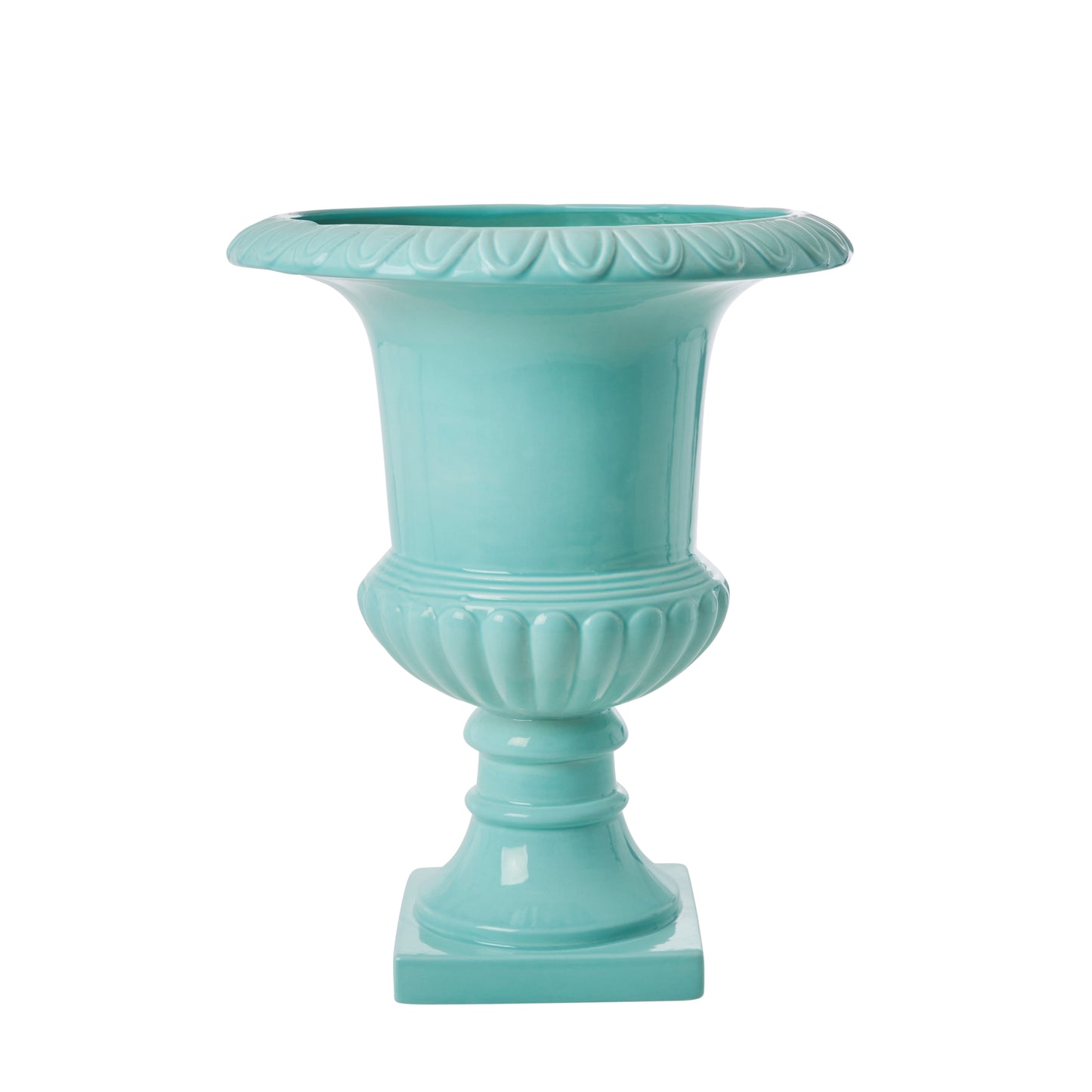 Rice vaso decorativo in ceramica menta