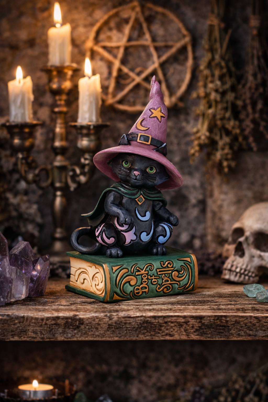jim shore gatto nero halloween