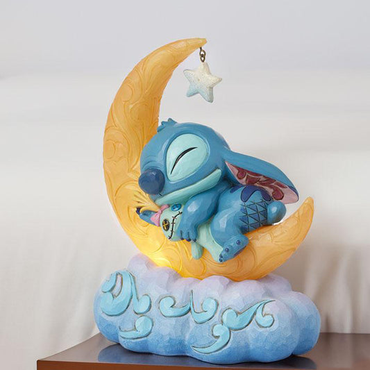 lampada disney stitch dorme su luna
