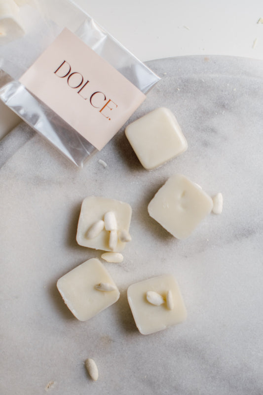 cialde di cera cioccolato bianco