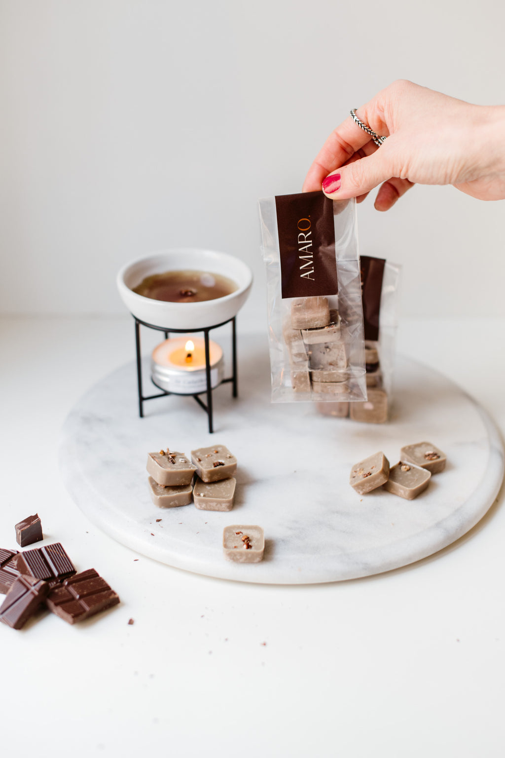 candele tarte cioccolato amaro gourmand