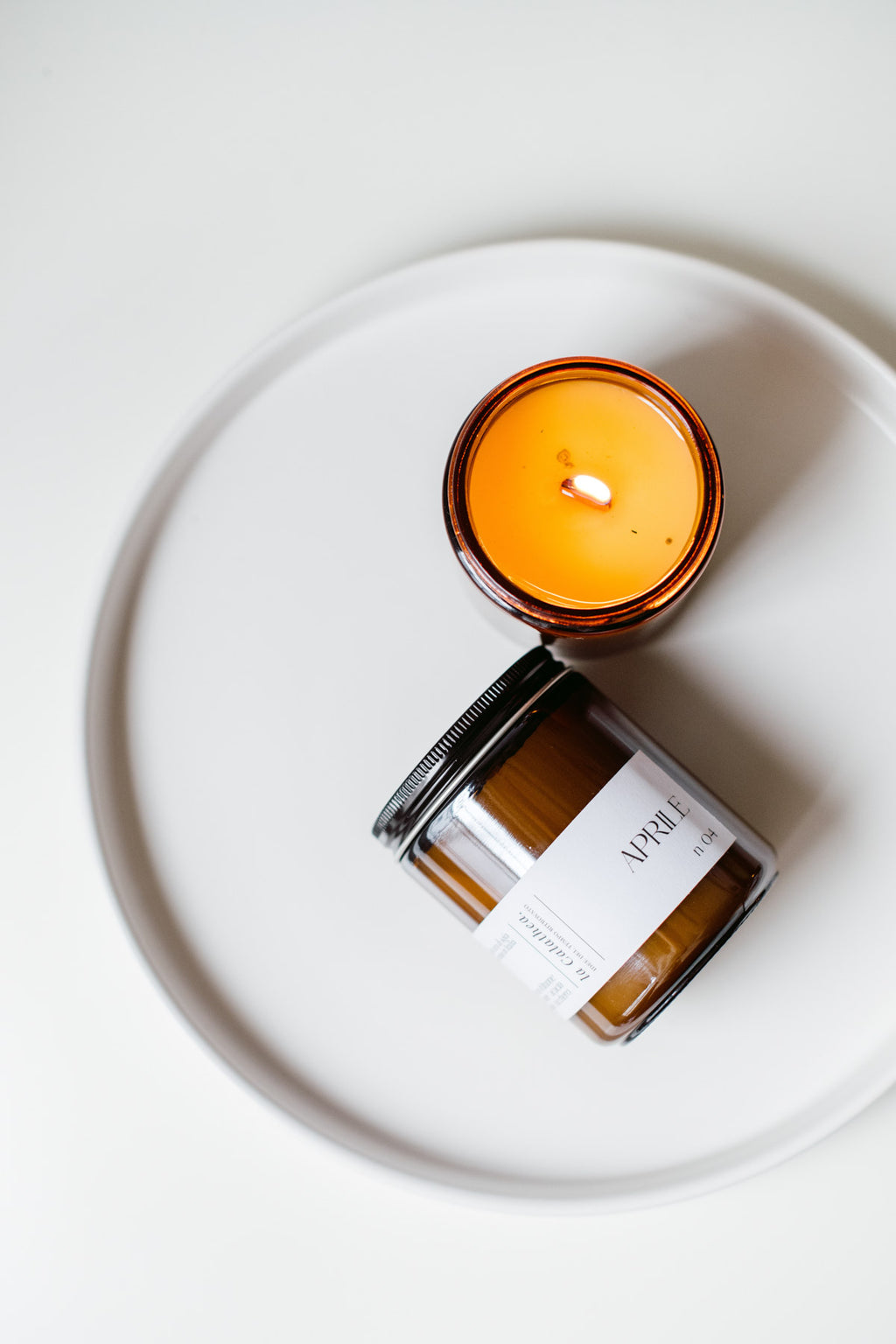 candela gourmand artigianale cera soia profumata