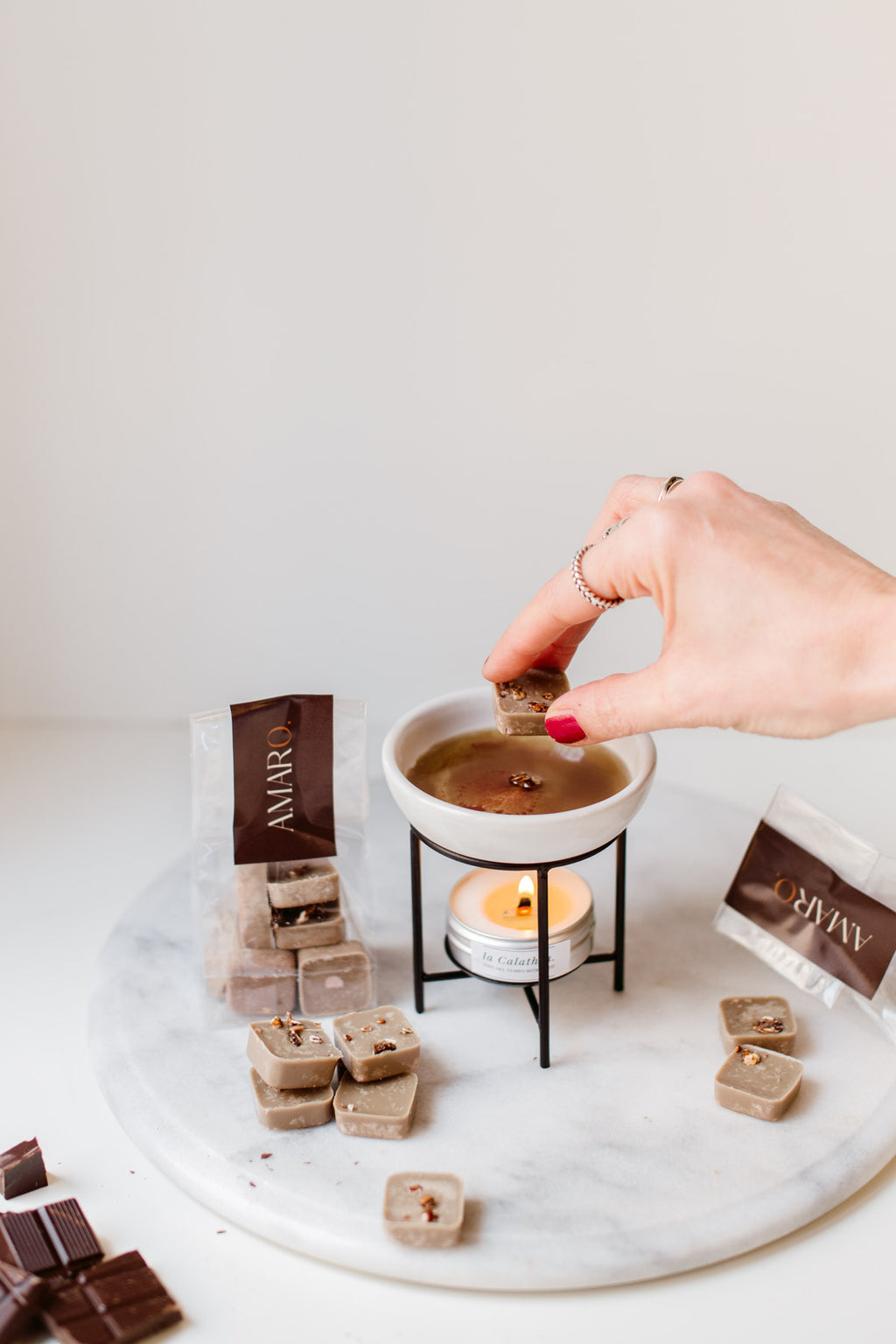 cera di soia da sciogliere cacao e cioccolato