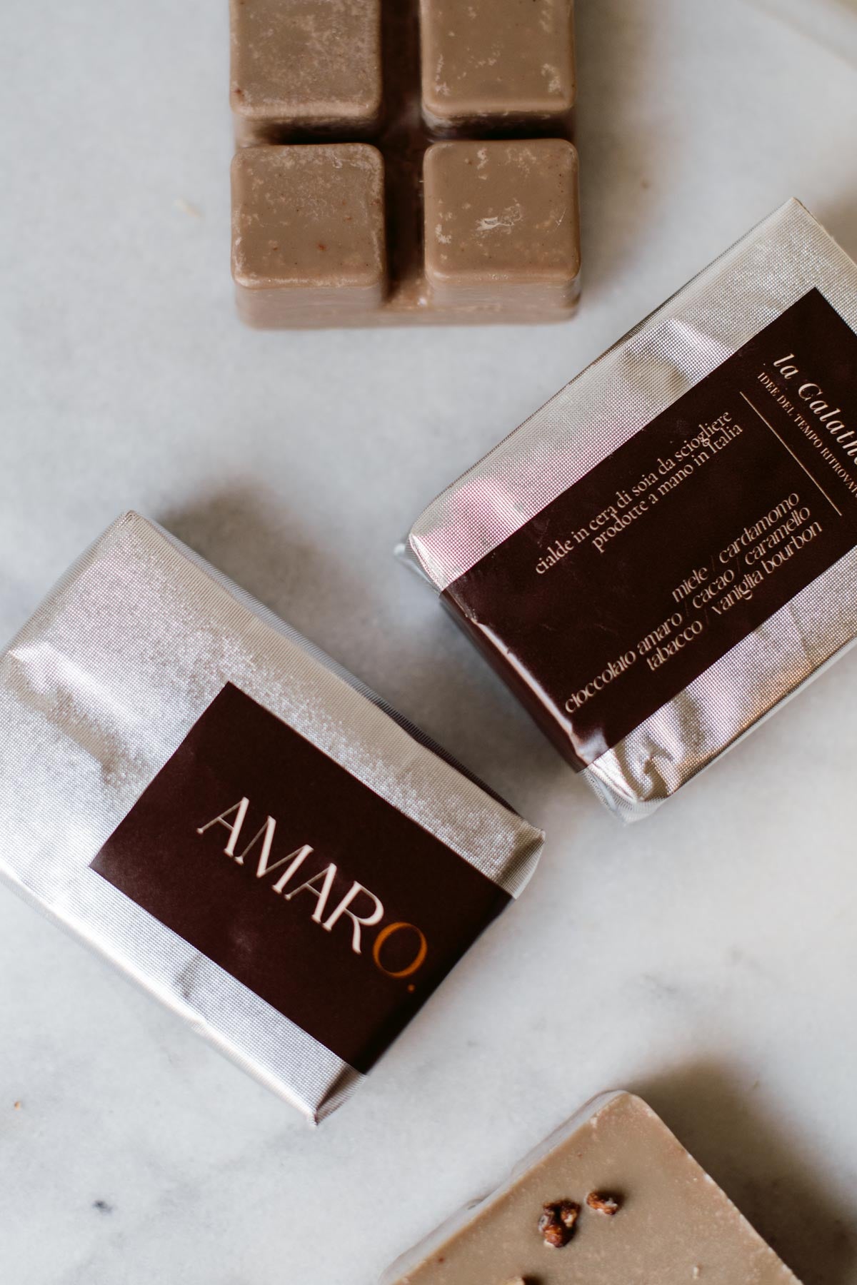 tavoletta cioccolato amaro candela 