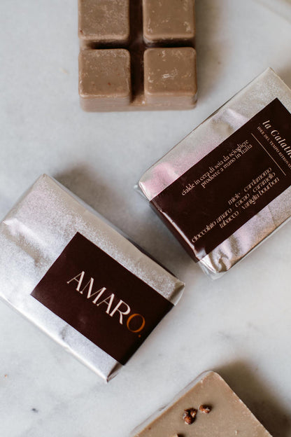 tavoletta cioccolato amaro candela 