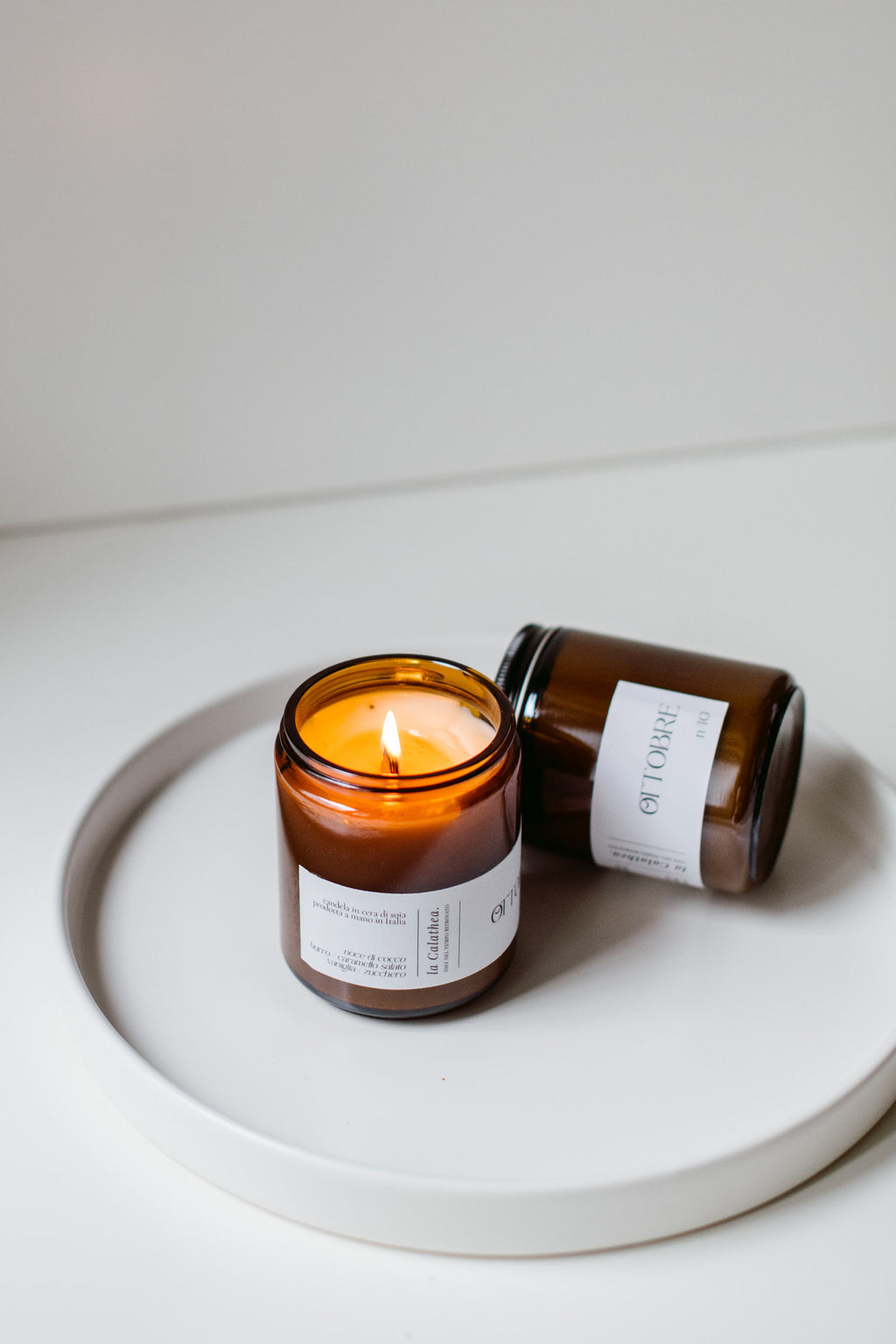 candela profumo autunnale dolce