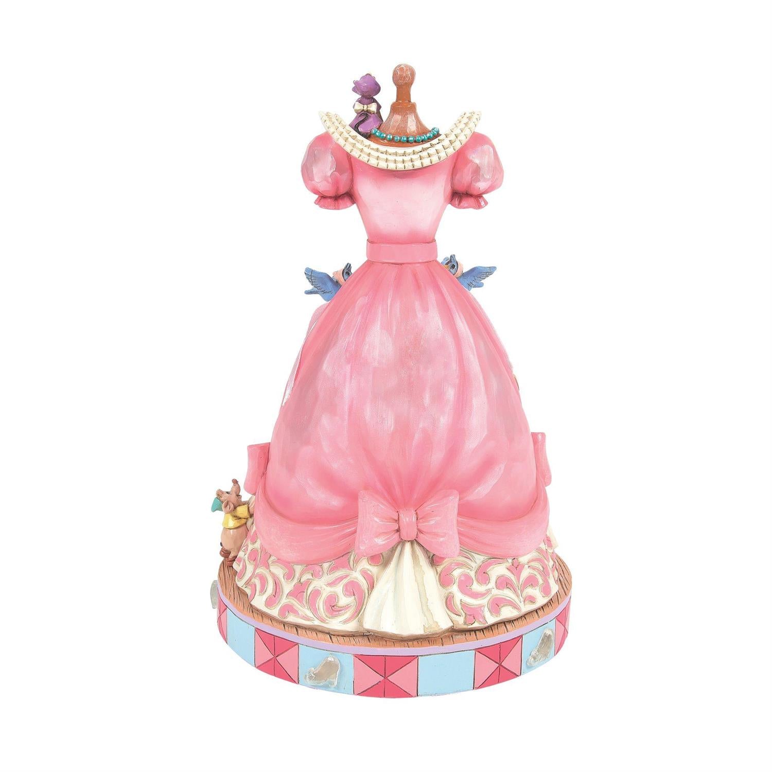 retro vestito rosa cenerentola