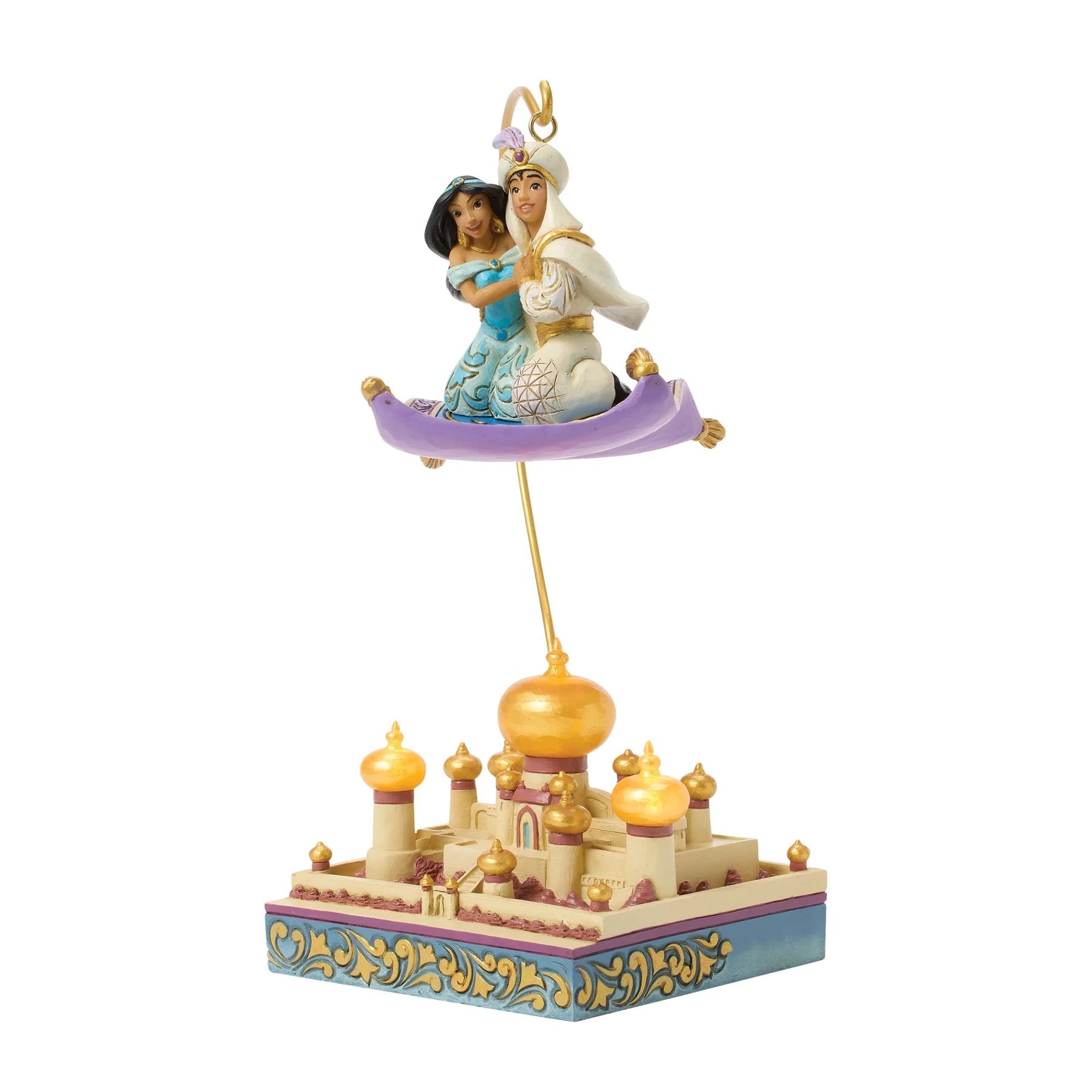 figure da collezione Aladdin su agrabah luci led