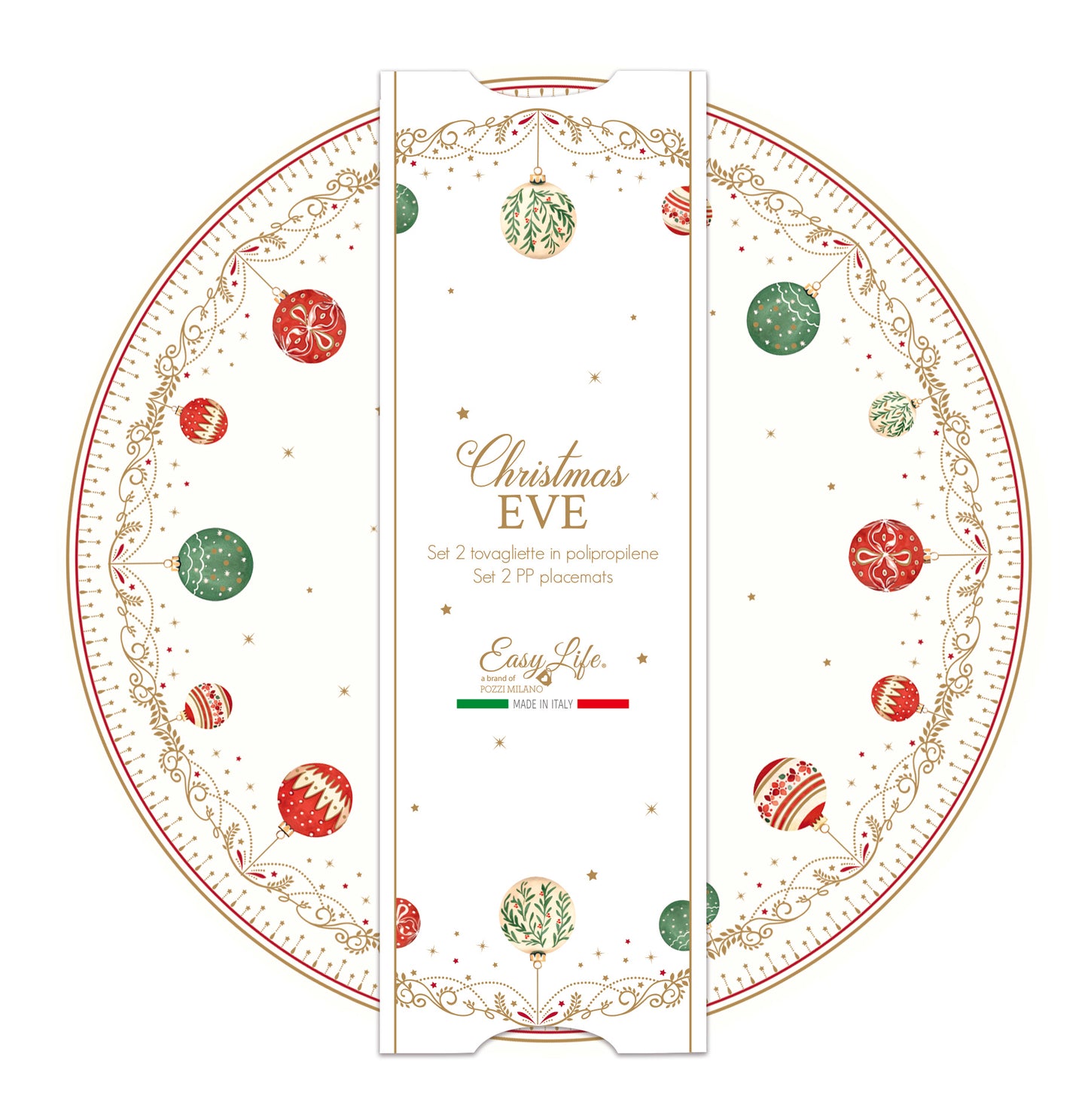 easy life tovagliette tonde natalizie