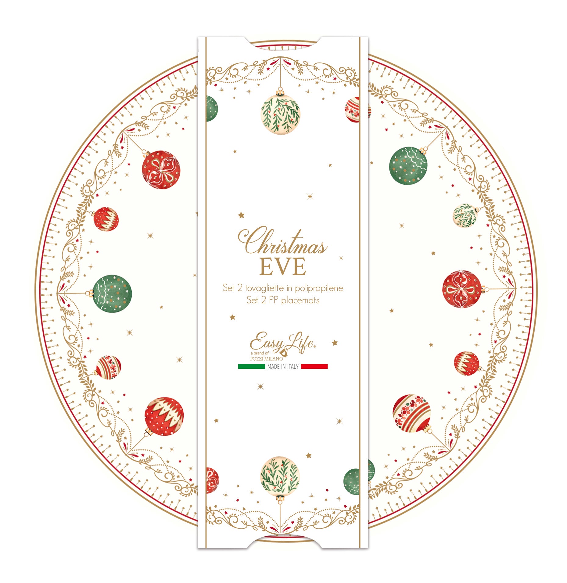 easy life tovagliette tonde natalizie