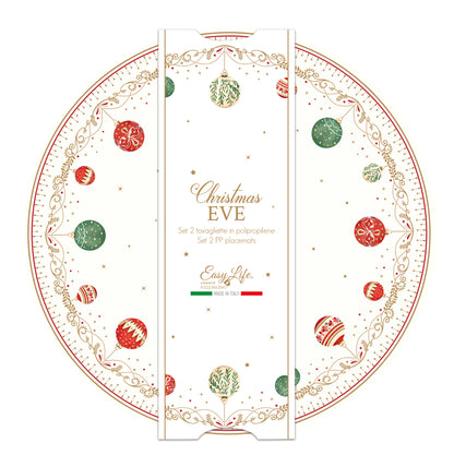 easy life tovagliette tonde natalizie