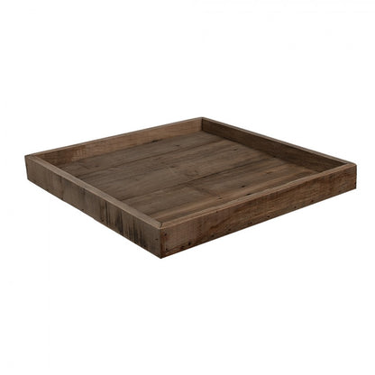 vassoio quadrato legno rustico marrone clayre eef