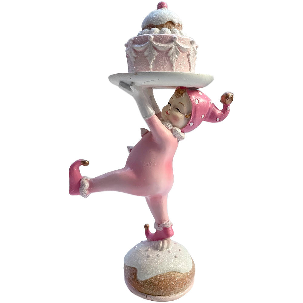 edg bambina rosa con dolci decorazione casa