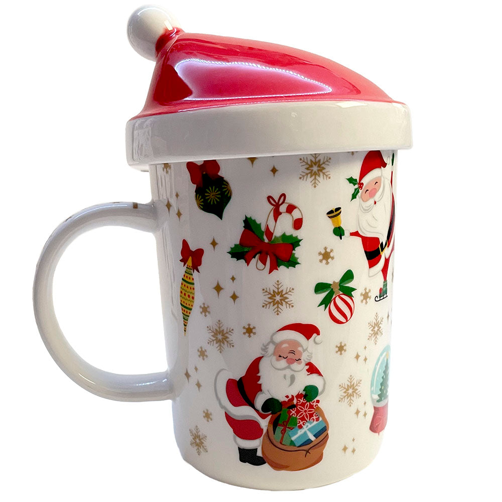 Easy Life - Tazza tisana con coperchio e infusiera Christmas Friends