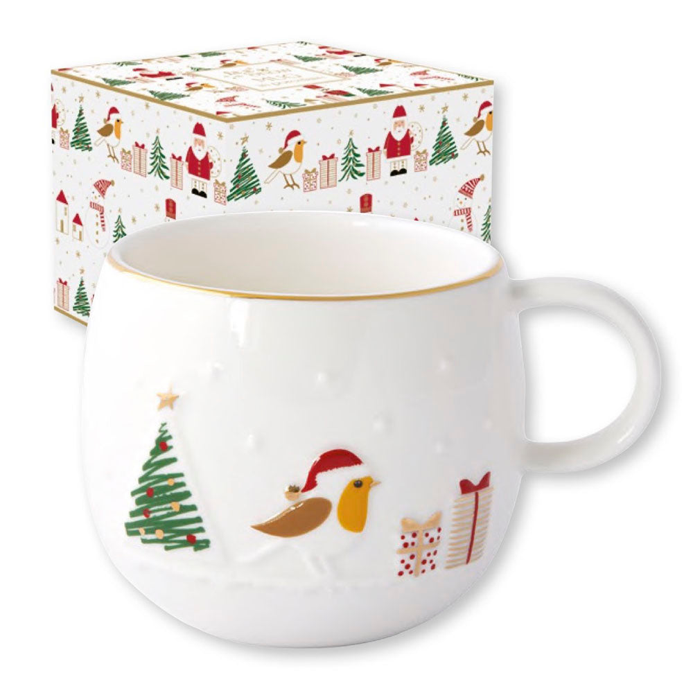 Easy Life - tazza in porcellana con box 400ml LET IT SNOW, fantasie assortite