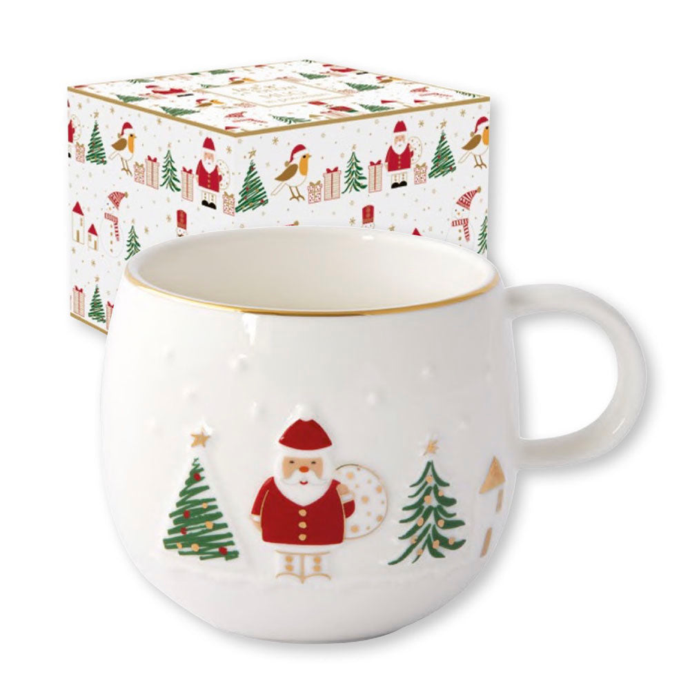 Easy Life - tazza in porcellana con box 400ml LET IT SNOW, fantasie assortite