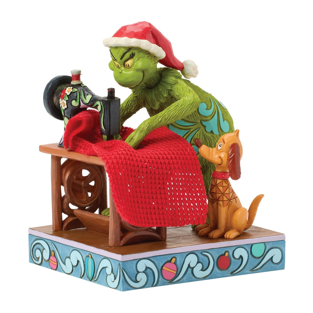 Jim Shore - Grinch con macchina da cucire