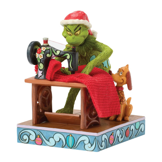 Jim Shore - Grinch con macchina da cucire